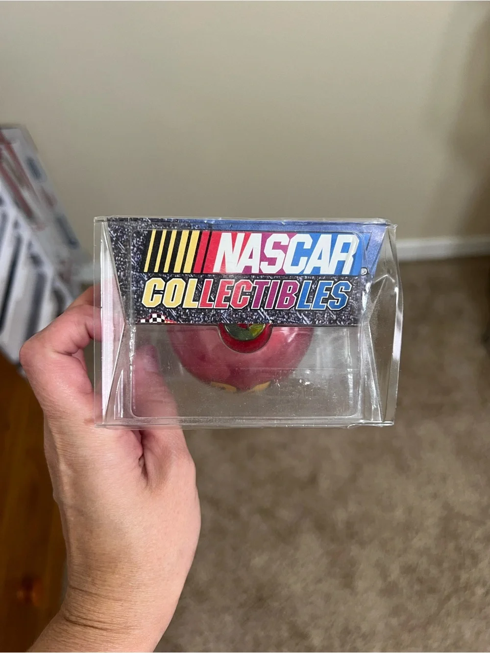 Nascar Red and Yellow #24 Winner's Circle Christmas Ornament